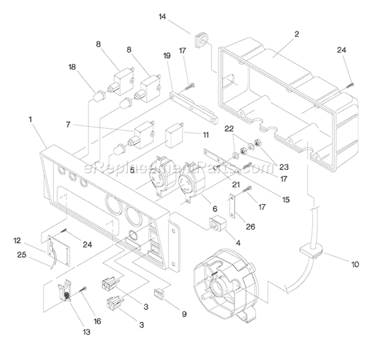Page A Diagram and Parts List for 1645-0  Briggs and Stratton Generator